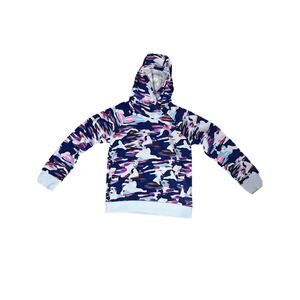 Under Armour Girls Fleece Hoodie Camo Sweatshirt - SZ Youth M - Kangaroo Pocket